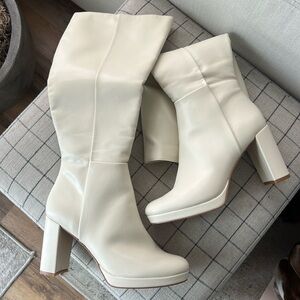 Blake platform heeled boots